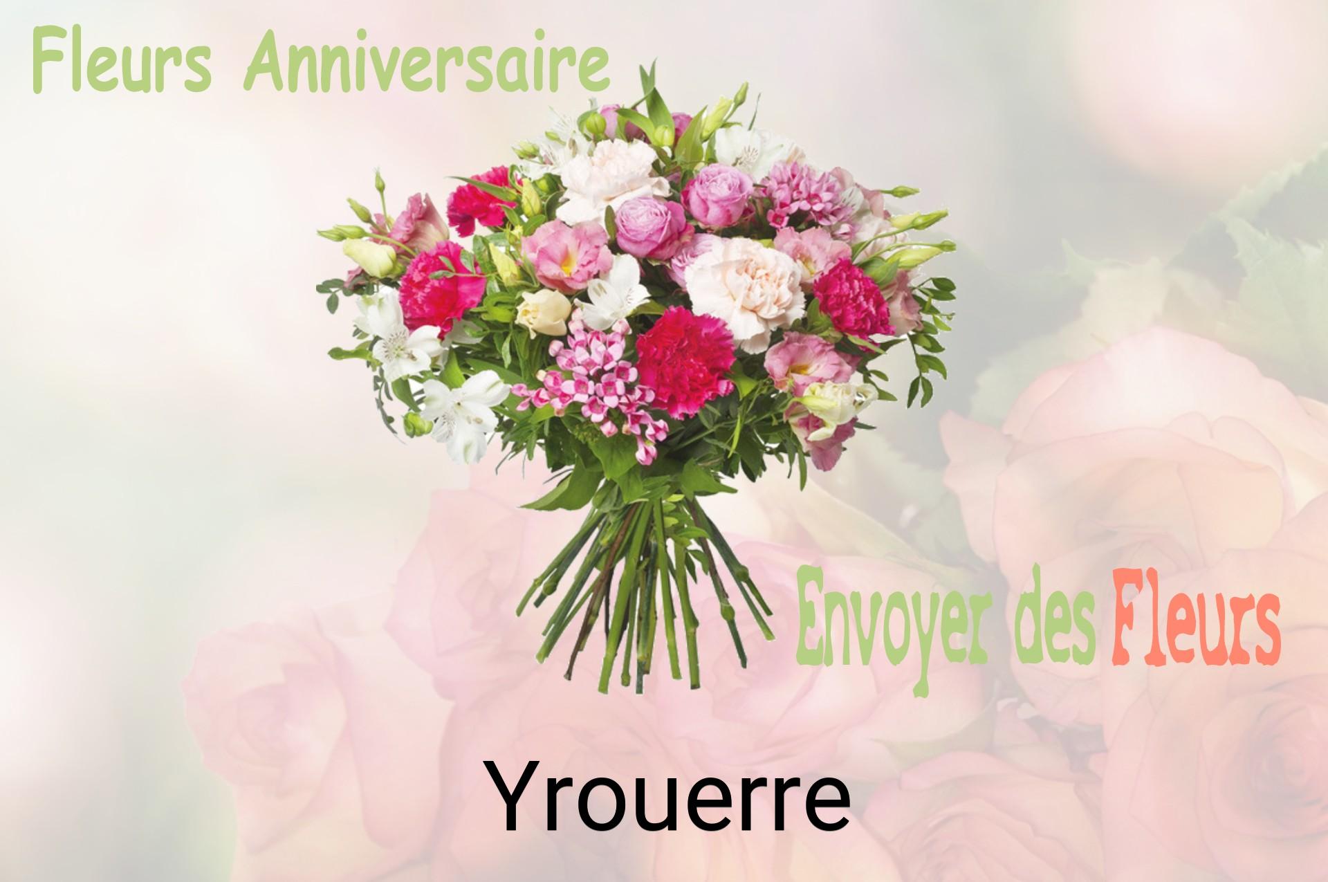 Bouquet de fleurs d’anniversaire livré à Yrouerre