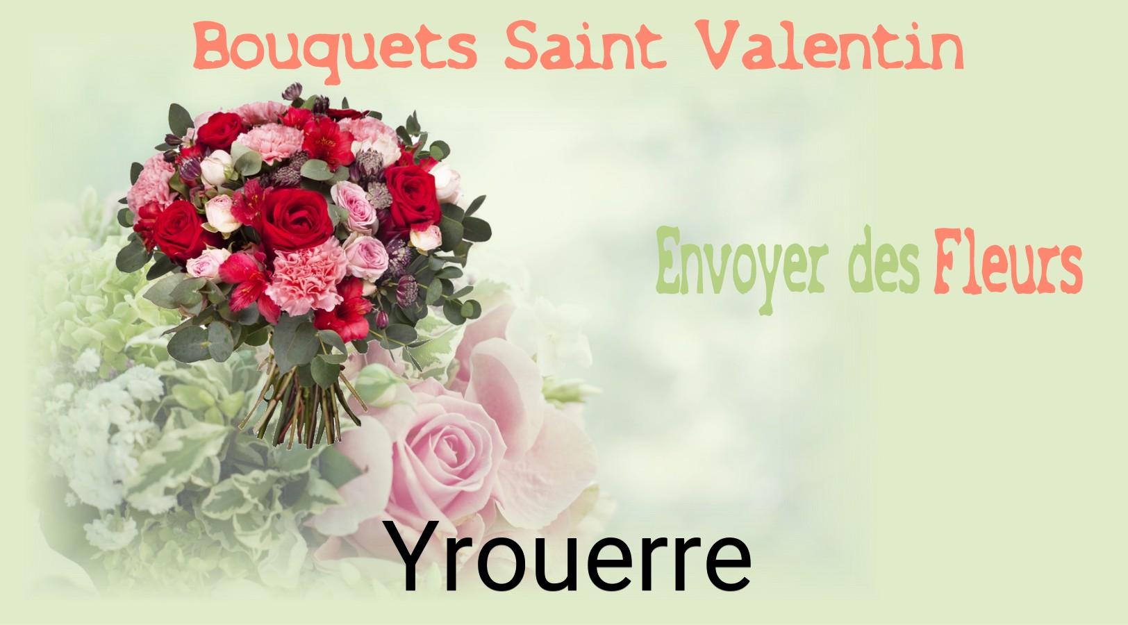 Roses de Saint-Valentin livrées à Yrouerre